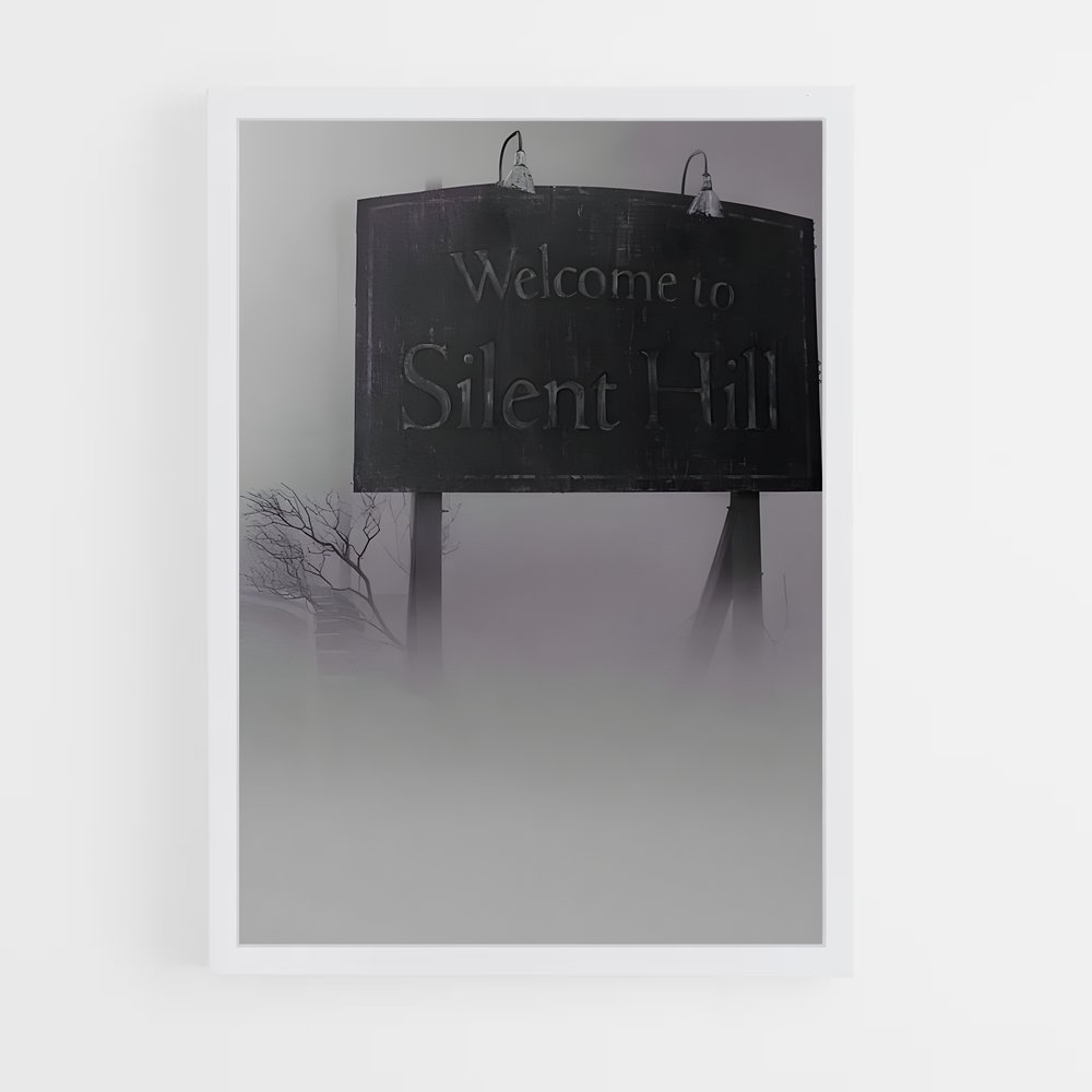 Poster hill brume – affiche Silent hill (vue 3)
